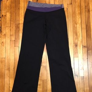 Wide-leg Lululemon Yoga Pants